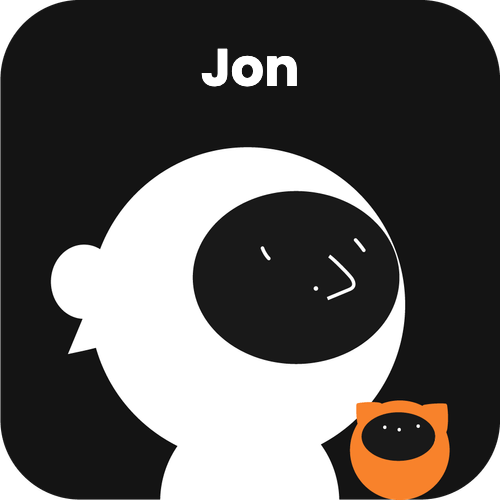 Jon, drawn as a marketyze mascot
